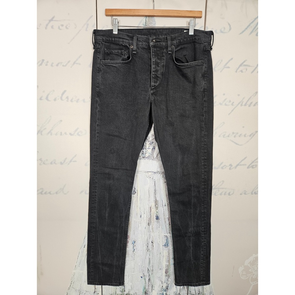 Rag & Bone Fit 1 Extra Slim Jeans 33 Shelter Black Mens Denim